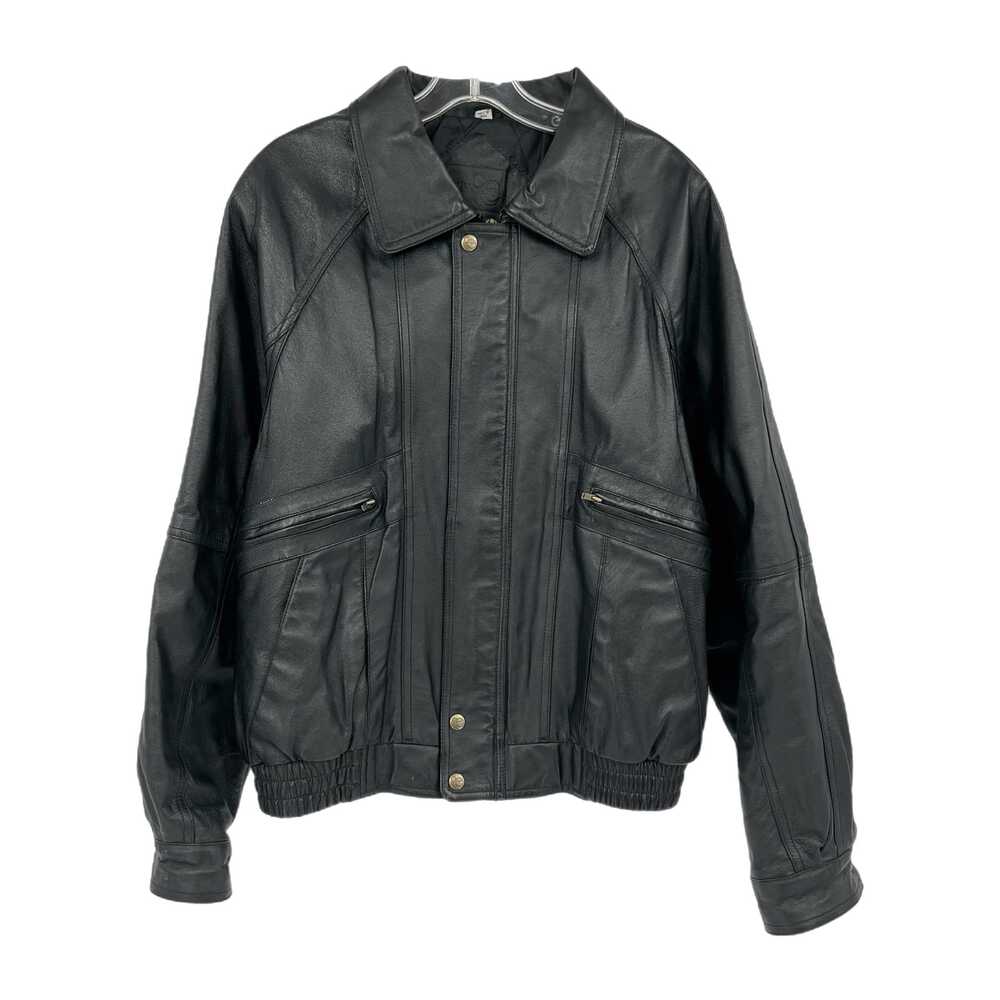Outdoor Exchange Black Leather Jacket | Perfect for Any Season